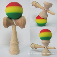 Stripe 3 Colors Rubber Paint Kendama